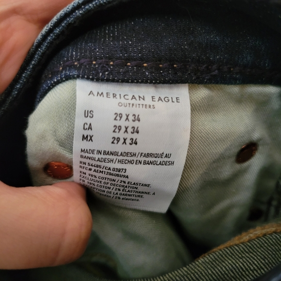 American Eagle "Classic Bootcut" men denim jeans - Picture 4 of 6